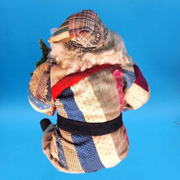 Bethany Lowe Santa on a Drum 1993 Signed 48/150 Quilt Teddy Bear Christmas Decor - Picture 10 of 12